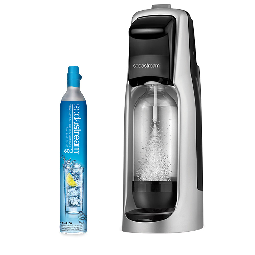 SodaStream Máquina de agua con gas Art (azul niebla) con botella de CO2 y  DWS